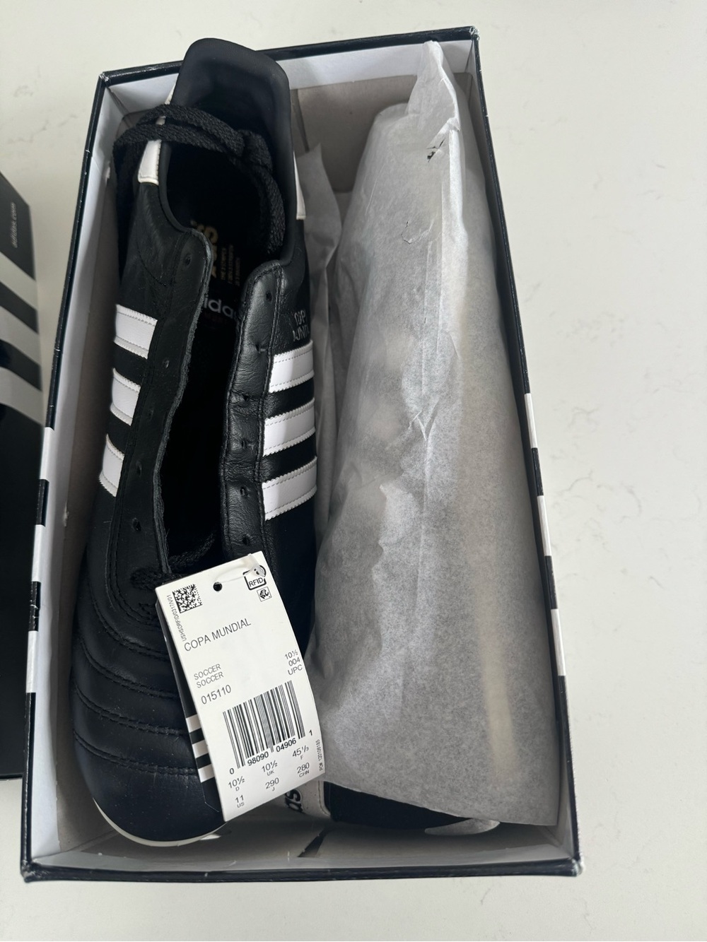 adidas Copa Mundial Men’s Black/White Soccer Cleats